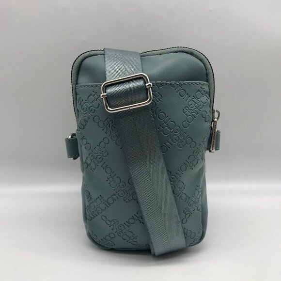 French Connection Light Blue Multi Pocket Crossbody Bag - Picture 2 of 10